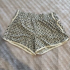 GAP Black and Cream Athletic Shorts